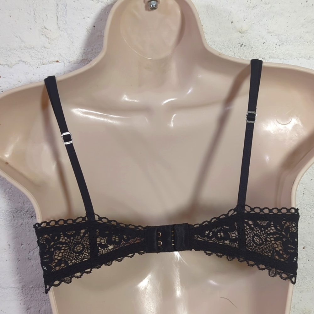 VS Floral Lace Balconet Bra 34C - Picture 3 of 7